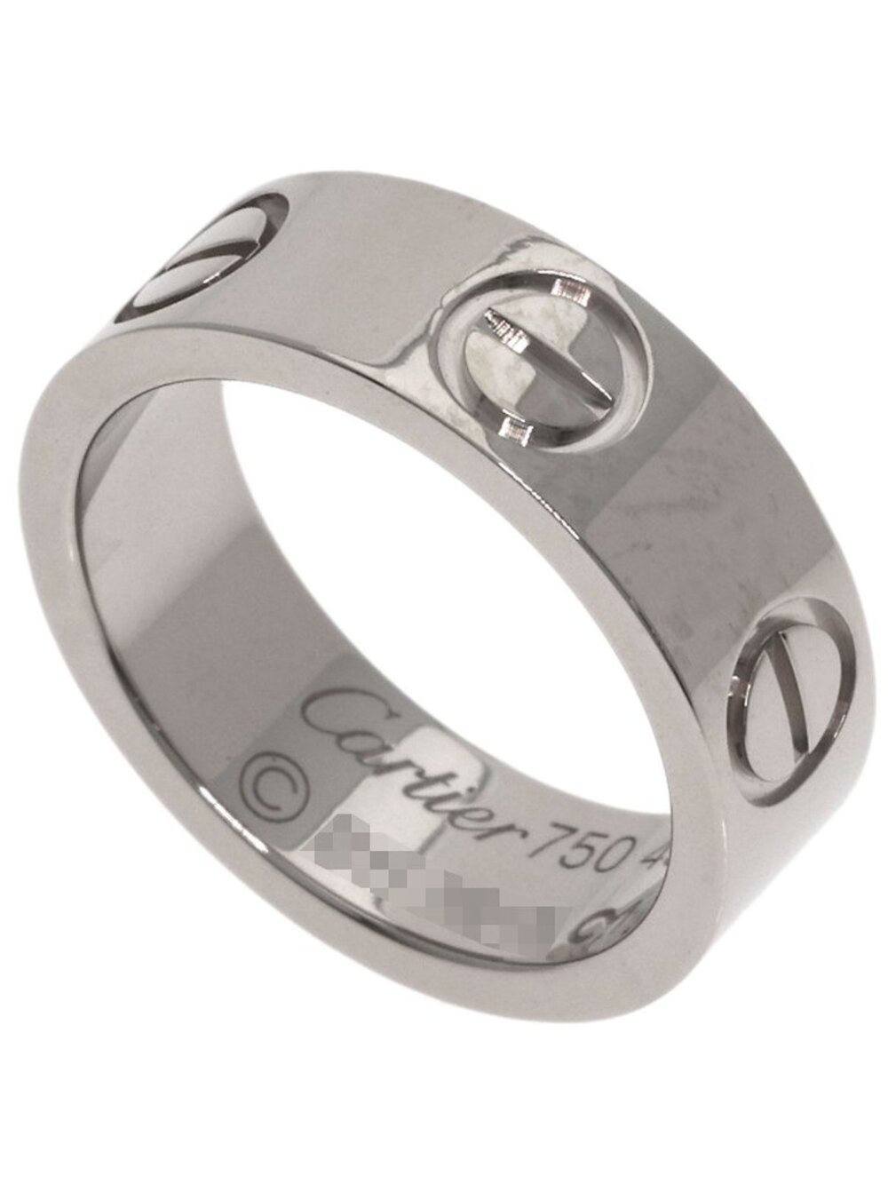 Cartier Love Ring 45 18k White Gold